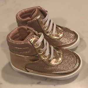 Aldo rose gold high tops